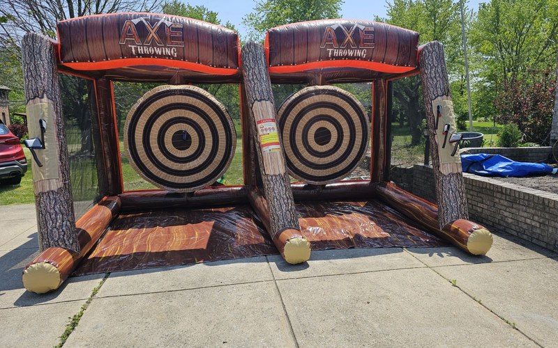 Inflatable axe throw rental Austin TX