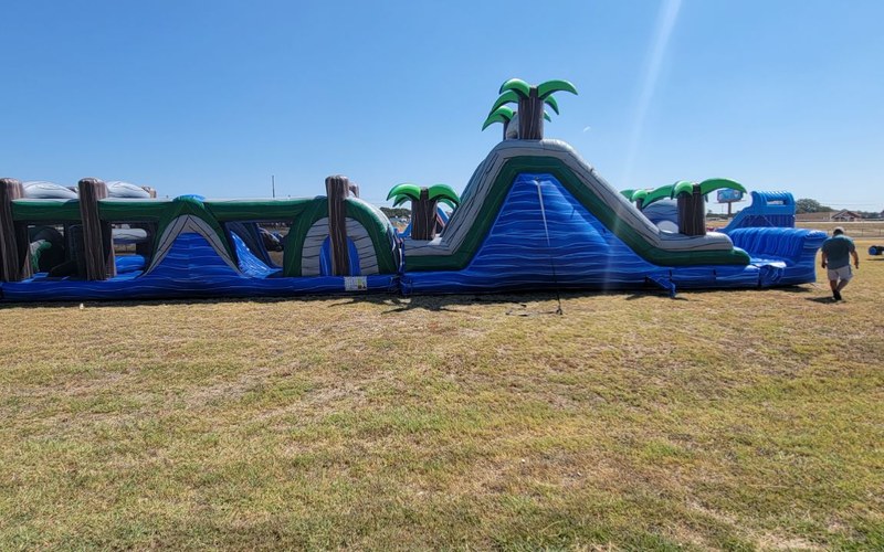 73ft Tropical Obstacle rental Austin TX